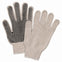String Knit Cotton Gloves with PVC Dots (Single Side)
